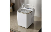 Carry Handle Portable Ice Machine Indicator Lights Countertop Ice Machine Transparent Lid Home Appliance Ventilation Grilles