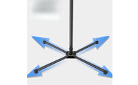 Bike Stand with Adjustable Hooks Space Saving Bike Floor Stand Heavy Duty Cycle Parking Rack for Cyclists