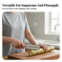 Sugarcane Skin Remover Stainless Steel Sugarcane Peeling Pineapple Skin Remover Versatile Sturdy Duty Fruit Multifunctional