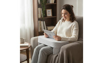 Hollow-Center Reading Pillow Vacuum-Compressed Molded Foam Reading Pillow Carrying Handle Support Cushion