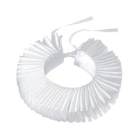 Ruffled Detachable Neck Ruff Theatrical Pleated Ruff for Cosplayers, Actors
