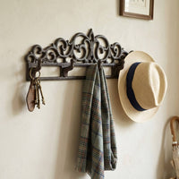 Wall Hook Space Saving Cast Iron Wall Hook Rustic Style Home Decor for Entryway, Hallway