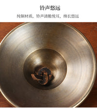 Nepalese Bronze Hand Cymbals with Cover