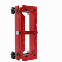 Easy to Use Door Hinge Router Jig Accurate Alignment Hinge Mortising Template Adjustable Mortising Jig Clamp Knobs for Woodworking
