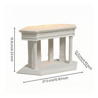 Model Car Display with Lights Octagonal Diorama Base with Columns Model Display Base 1/64 Scale Diorama Platform Detailed