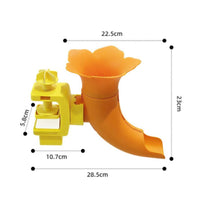 Rotating Clamp-on Pet Feeder Mental Enrichment Table Lip Feeder Boredom Breaker Treat Dispensing Toy Exercise