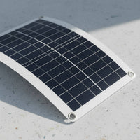 Lightweight 10W Solar Panel Charger Built-in Smart Charge Controller 12V Solar Charging Kit Waterproof High-Performance Monocrystalline for Camping