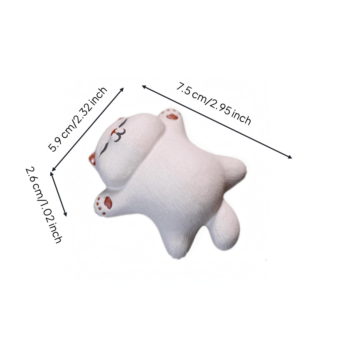 Feline Tea Pet Ceramic Home Decor Gift Idea