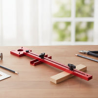 Multifunctional Router Circle Jig Slotted Track Circle Cutting Jig Locking Knobs Router Guide Ruler High Stability for Woodworking Shop