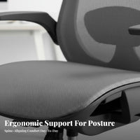 Reclining spinerest Ergonomic Mesh Chair with Headrest Lumbar Support Highrear Mesh Task Chair Adjustable support componentrests Rolling Seat 360° rotate for Students, Remote Workers, gaming enthusiasts, Study Room, Bedroom, Gaming Setup