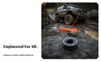 Recovery Snatch Ring Heavy Duty Winch Accessory Lightweight for ATV/UTV Riders