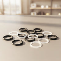 12 Pieces Replacement Hydraulic Jack Seals Circular Jack Sealing Rings Long-Lasting Gasket High Performance for DIYers