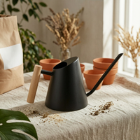 Conical Watering Can Open Top Stainless Steel Watering Can Garden Tool