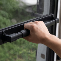RV Door Handle Matte Black RV Grab Handle Entry Door Assist Bar Sturdy Recreational Vehicle Grab Bar Impact-Resistant