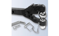 Tow Bar Solid Steel Tow Ball Hitch Black