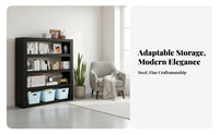 Multi-Tier Metal Shelving Unit Freestanding Design 6-Tier Open book storage unit Sturdy Construction shelving unit for Homeowners, Study Room, Home Office, Bedroom