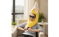 Banana Hat Funny Soft Banana Hat Soft Novelty Headwear for Adults, Teens