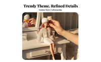 4 Pieces 11 Inch Doll Clothes Complete Look 4 Piece Doll Outfit Stylish Design Miniature Outfits for Girls, Kids