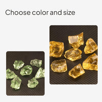 Aquarium glass crystals decor