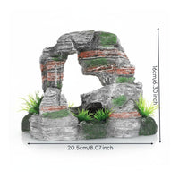 Aquatic Pet Aquarium Rockery Realistic Design Resin Aquarium Stone Cave