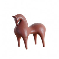 Resin Horse Sculpture Abstract Artistic Horse Sculpture Modern for Living Room, Office
