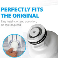 Replacement Water Filter Ribbed Cap Easy Change Quick Maintenance for Kitchen