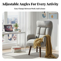 High Back Support 360-Degree Swivel Armchair Thick Padded Cushion Swivel Recliner Armchair Luxuriously Cushioned Cushioning Lounge Chair Ergonomic Design for Students, Home Office Workers, Young Adults, Bedroom, Reading Nook, Nursery