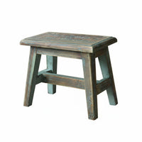 Miniature Plant Stool Rustic Design Miniature Decorative Stool Farmhouse Appeal Adaptable Use for Home Decorators, Balcony