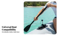 European Design Oar Hinge 360 Degree Rotating Inflatable Boat Oarlock Inflatable Boat Paddle Holder Secure Grip for Fishing