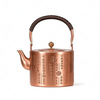Stovetop Copper Tea Kettle Elegant Copper Kettle Versatile Boiling Vessel Classic for Kitchen