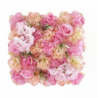Rose Hydrangea Flower Wall Panel Dense Decorations Lifelike for Weddings