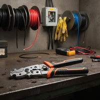 Heavy Duty Multifunction Stripper Tool Sharp Blade Wire Stripper Pliers Forged Steel Cable Cutting Pliers Non Slip Grip for Electricians