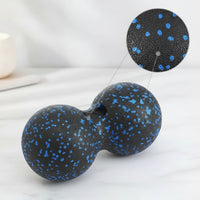 Deep Tissue Peanut Massage Ball Firm Double Massage Ball Long-Lasting Fascia Roller Lightweight for Home, Gym, Travel