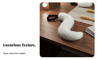 Cosplay Canine Tail Japanese Design Cat Girl Costume Tail Handmade Adjustable Strap for Cosplayers, Comic Conventions