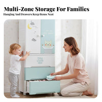 configurable Cube Organizer Large Capacity Storage Cabinet Easy Assembly for Toddlers
