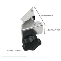 Universal Fit Overlock Border Guide Adjustable Serger Guide Tool Stainless Steel Overlock Foot Even Material Flow