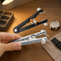 Includes Multiple Tips Coil Bar Pliers Aluminum Alloy Coil Bar Plier Sandblasted Finish Watch Band Removal Tool Precision Made for Watchmakers, Jewelers, Jewelry Workshop