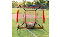 Hook Straps Baseball Target Net Portable Strike Zone Practice Net Easy to Carry Strike Zone Target Quick Setup