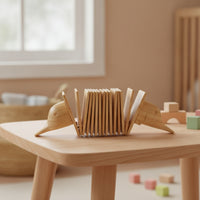 Wooden Dolphin Guiro Rhythmic Dolphin Shaped Guiro Handcrafted Wooden Percussion Fish for Young Children