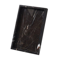 Marble Tray Versatile Rectangular Marble Tray Easy to Clean Jewelry Display Plate for Dresser, Restaurant
