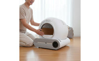 Extra Large Capacity Smart Self-Cleaning Litter Box Safety Sensors App-Controlled Litter Box Easy to Clean for Travel