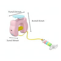 Interactive Door Hanging Cat Toy Hands-Unattended Retractable Cat Toy Elastic Replaceable for Apartments