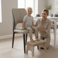 Upholstered Dining Chair Nordic Style Metal Leg Side Chair Minimalist Design for Restaurant