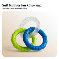 Chew-Resistant Dog Chew Loop Boredom Relief Long-Lasting Dog Loop Teeth Cleaning for Aggressive Chewers, Young Dogs, Training, Playtime