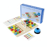 Bell Wooden Battle Maze Game Screenunplugged Fruit Marble Maze Game Brain Teaser Learning Toy Sturdy