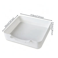 Washer Drain Tray with Front Cutout Low-Height Washing Machine Drain Pan Washing Machine Drain Tray Easy to Install Tough