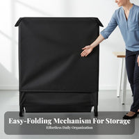 Folding Bed Dust Cover Dustproof Folding Bed Storage Cover Easy to Clean Foldable Cot Storage Bag for Caregivers, Homeowners, Hospital, Home, Basement