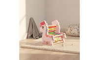 Wooden Unicorn Toy Interactive Bead Maze with Xylophone Tabletop Learning Toy Developmental Activity Center Multipurpose