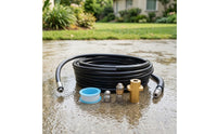Sewer Drain Cleaning Hose with Nozzles Flexible Rotating Nozzle Wear-Resistant for Plumbers