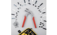 Stainless Steel Automotive Panel Clip Pliers Damagesafe Car Clip Removal Pliers Non-Slip Grip Plastic Fastener Remover Ergonomic Handle for Mechanics